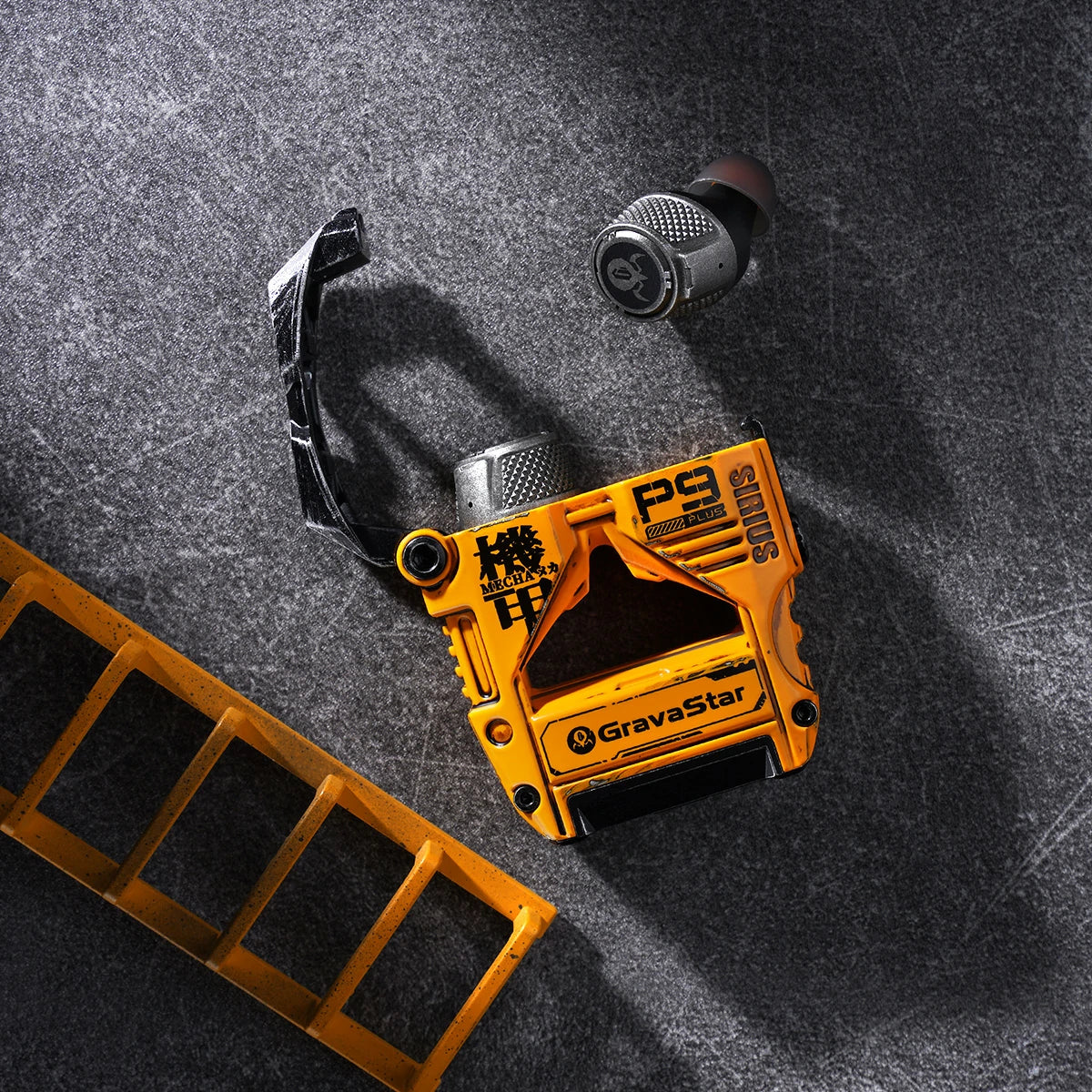 GravaStar Sirius Plus War-Damaged Yellow | ANC Wireless Earbuds Canada