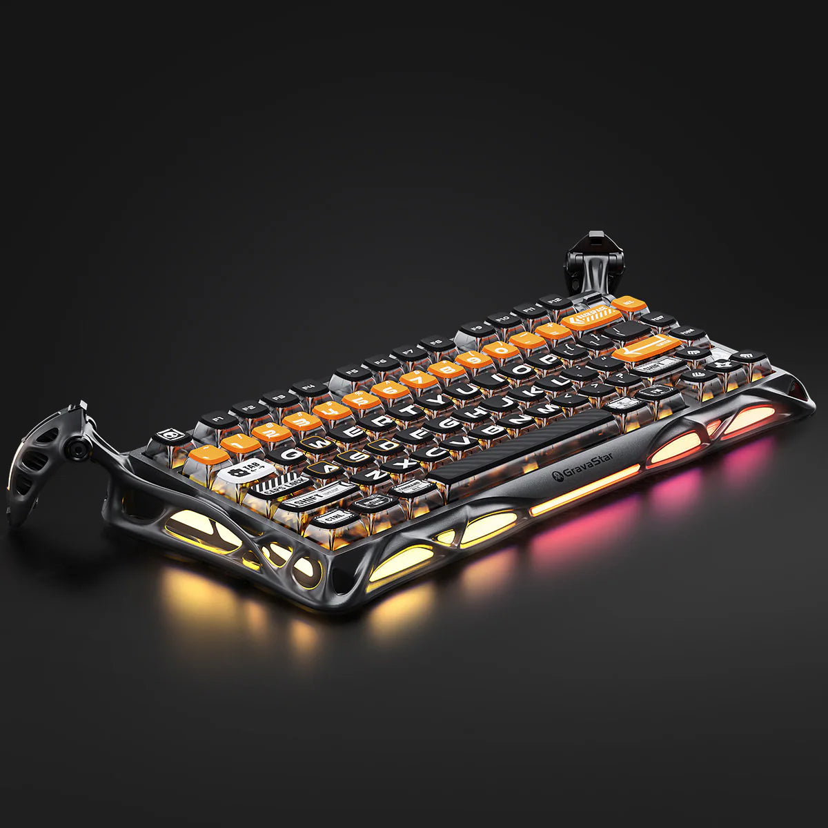 Ignite Your Gaming Performance with CyberFlare

Unleash the power of digital fire with the Mercury K1 Pro Gaming Keyboard - CyberFlare Edition. This isn't just a keyboard – it's your blazing weapon of choice, engineered for gamers who demand premium performance wrapped in electrifying cyber-flame aesthetics.