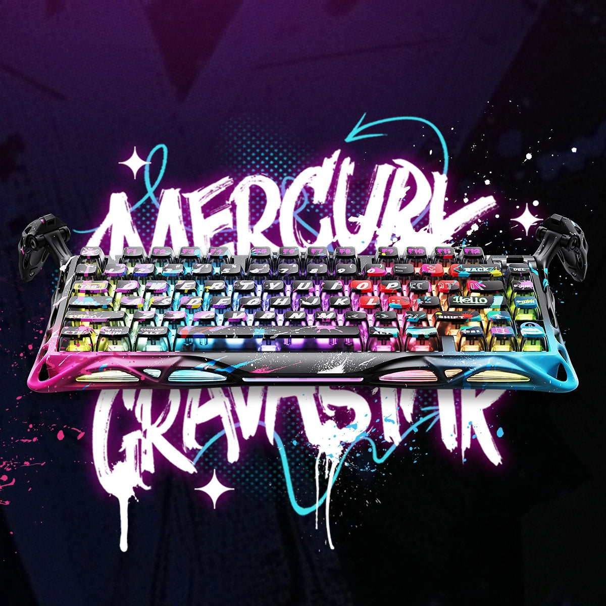 Mercury V75 Pro Special Edition - Neon Graffiti