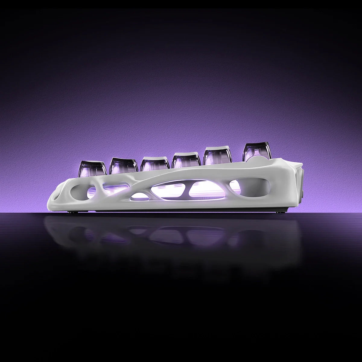 GravaStar Mercury V75 HE Gaming Keyboard - 75% compact layout with Hall Effect magnetic switches, 8kHz polling rate, 0.125ms latency, adjustable actuation 0.1-3.5mm, dynamic rapid trigger, RGB lighting 16 modes, semi-aluminum construction, hot-swappable switches, 5-layer acoustic foam, perfect for FPS gaming, CS2, Valorant, competitive esports
