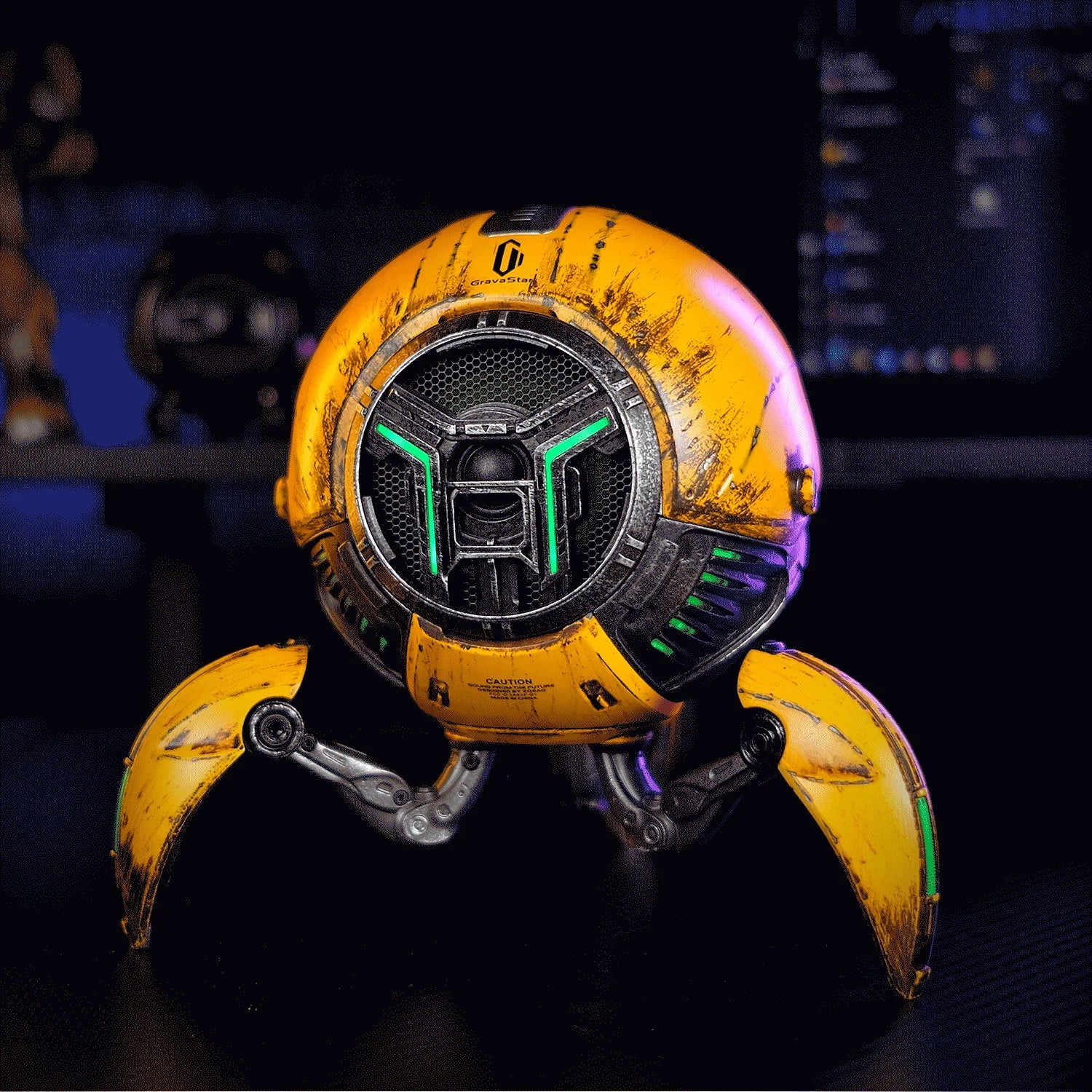 GravaStar Mars Pro War-Damaged Yellow | 20W Bluetooth Speaker Canada